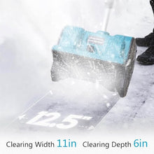 Brushless Electric Snow Blower with Battery and Charger, Efficient Snow Removal, Retractable Snow Thrower for Driveway Winter Snow Removal(One Battery)