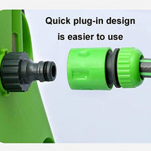 Garden Hose Reel Cart, Car Wash High Pressure Powerful Water Gun for Gardens, Lawns, Sidewalks(with 25m Hose)