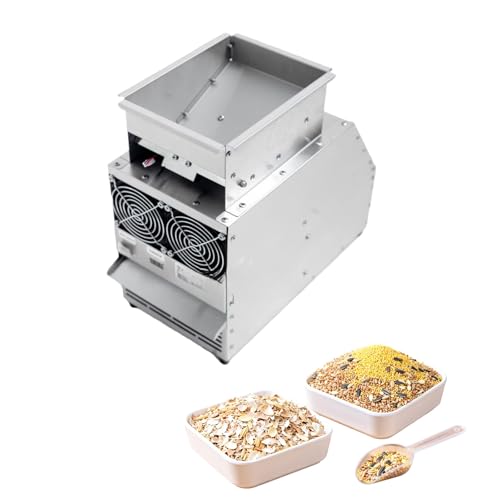 Jidanmian Electric Grain Thrower and Splitter for Bird Feed, Millet Bird Feed Blown Shell Splitter with Speed ​​Switch, Can Process Enough Grain Feed for 100 Birds Simultaneously