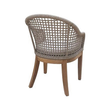 IC INTERNATIONAL CONCEPTS Set of Two Outdoor Teak Patio Dining Chair with Cushions - Natural