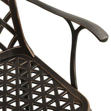 RJPLMFV 5 Piece Cast Aluminum Bistro Set Bronze