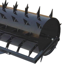 Yard Tuff 48 Inch Wide Drum Spike Aerator with Pin Style Hitch Black