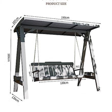 Garden Swing Chair Outdoor Courtyard Swing Leisure Room, Exposed Ceiling Hammock, Terrace Garden, Solid Wood Rocking Chair, Swing, Multiple Outdoor Chairs Porch Swings (Color : E)
