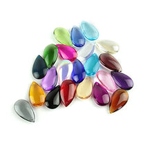 38mm/50mm Mixed Colors Water Drop Prisms for Lighting Crystal Chandelier Suncatcher Ornament Lighting Lamp Hanging Decoration,50mm 100pcs