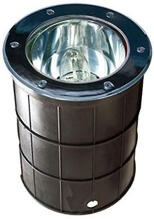 Dabmar Lighting DW1235 SS Well Light No Grill, 35W Hps 120V, Stainless Steel Finish
