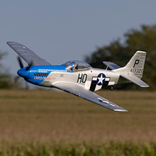E-flite RC Airplane P-51D Mustang 1.2m BNF Basic with AS3X and Safe Select