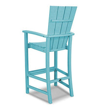 POLYWOOD® Quattro Adirondack Bar Chair in Sunset Red