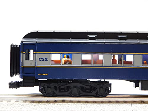 Lionel CSX 18" Passenger Observation Car 2 Pack O Gauge Natural Color