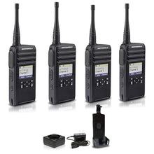 Motorola Solutions DTR700 Digital 2-Way Radio 50 Channels 4-Pack