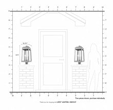 Livex Outdoor Post Top Lantern 24.75" Three Light Satin Brass