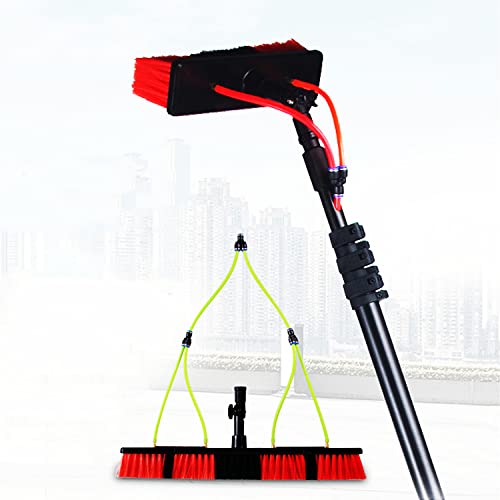 YHKJLYH Extendable 11.8ft Solar Cleaning Roller Brush & Adjustable Pole Kit - Perfect for Cleaning Solar Panels Pool Walls Tiles & Floors - Essential for Photovoltaic Maintenance