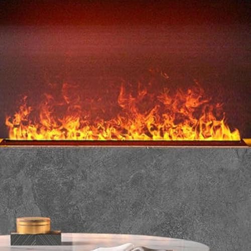 Vapor Fireplace - 3D Intelligence Mist Fireplace with Humidifier,19.69/31.5/39.37/47.24/59.06in,Realistic Steam Flames, Auto Water Refill, Remote Control for Bedroom/Living Room/Office Decor
