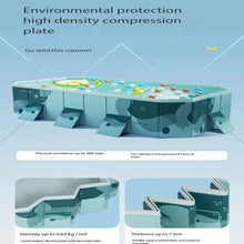 Wlikoci Foldable Swimming Pool, Non-Inflatable Pools, Large Swimming Pools Above Ground for Adults for Backyard, Garden (210 * 140 * 55cm)
