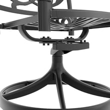 callmego Durable Cast Aluminum Outdoor Dining Set with Weather-Resistant Cushions for Patio, Deck, or Garden Seating