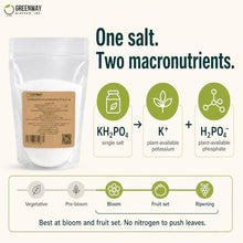 Greenway Biotech, Inc. Monopotassium Phosphate Fertilizer 0-52-34-100% Water Soluble Hydroponics for Root Strength - Increase Yield and Blooming - High Purity Plant Nutrient Formula - 2 X 25 Pounds