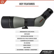 Athlon Optics Ares G2 20-60x85 UHD Spotting Scope 45 Degree Green