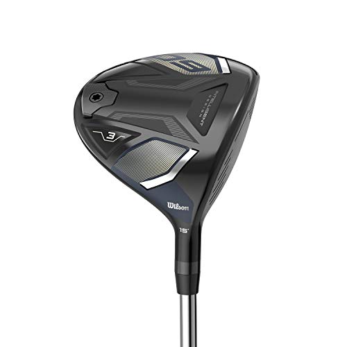 Wilson Staff D9 Hybrid 3 Golf Club - Men's Right Hand, Standard Length Senior Flex, 19 Degree Loft Gray