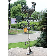 Weather Vane Vintage Home Large Design Cast Aluminium Wind Wind Direction (Color : 1 Size : 50cm W x 101.5cm H) (50cm W X 101.5cm H|1)