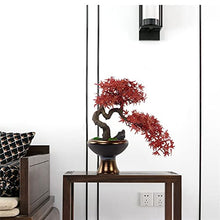 Artificial Bonsai Simulation Bonsai Tree Indoor Artificial Bonsai Trees Home Living Room Lobby Hotel Desktop Decoration Welcome Pine Bonsai Plant for Home Office (Color : A)
