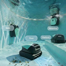 Beatbot Sora 10 Cordless Robotic Pool Vacuum Cleaner with iSkim Ultra Solar Powered Pool Skimmer, Water Clarification, Cleans Floor, Walls, Waterline and Surface-Mint Green & Blue