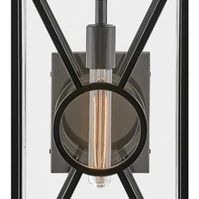 Hinkley Brixton Medium Outdoor Wall Mount Lantern, Black Finish