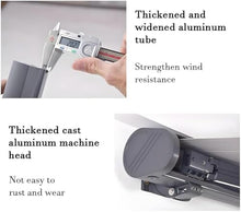 RNQZ Electric Retractable Awning w/LED Light, Outdoor Awning with Remote Control,Water UV/Heat Resistant for Deck, Balcony, Yard,2X1.5M