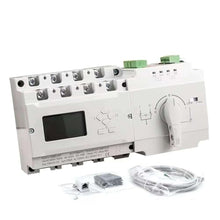 C/D Type 63A 100A 125A ATS Generator Dual Power Automatic Transfer Switch with Control Panel Circuit Breaker(125A D Type)