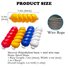 GFLPSQIA Adjustable Pool Divider Rope Float, Swimming Pool Lane Rope Safety Divider for Indoor and Outdoor Swimming, Safety and Float Kit(L 164 FT)