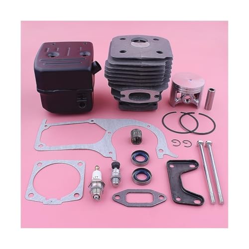 58mm Engine Motor Cylinder Piston Fit for 395 395XP Gasket Oil Seal Chainsaw Parts