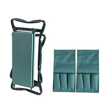 KANDUO Garden Kneeler, Portable Garden Kneeler Seat, Foldable Garden Bench with EVA Foam Pad & Tool Bags, for Outdoor Gardening