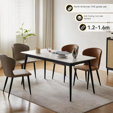 Coffee Table All Solid Wood Dining Table Simple Small Household Log Furniture Light Luxury Modern Oak Restaurant Rock Plate