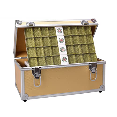 SHATONG Traditional Mahjong Game Set 144 Acrylic Tiles C