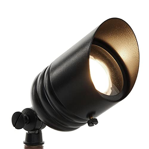 VOLT 20-Pack 12V Fat Boy Outdoor Spotlight (Black) & 5W 2700K MR16 LED Bulb