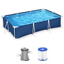 9.8' x 6.6' x 26" Metal Frame Above Ground Pool