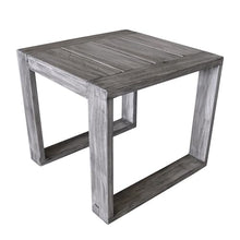 Courtyard Casual North Shore 3 Piece Bistro Set - 1 Side Table & 2 Club Chairs, Driftwood Gray