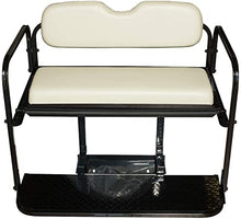 Performance Plus Carts Yamaha Drive G29 Golf Cart Flip Folding Rear Back Seat Kit - Stone