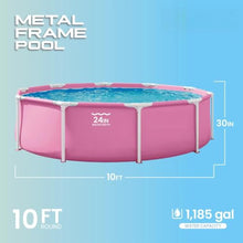 10' x 30" Metal Frame Round Above Ground Swimming Pool