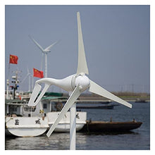 J3DFGFLR Wind Turbine Generator 12V/24V 400W Rated 400W Wind Power Generator 3/5/6Blades Wind Generator Outdoor Power Tools (Color : Adanced Controller Specification : 3 Blades)