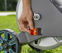 Gardena 18547 CleverRoll M Metal Frost-Proof Hose Cart with Easy Hose Guide, Includes: 85-Feet ½” Flex Hose, Cleaning Nozzle, and Connection Parts, Made in Germany