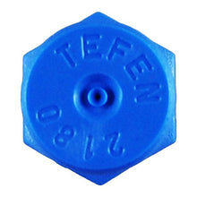 Tefen Plastic Fogger Misting Nozzles with Poly Filter 1/8" NPT 1.5GPH 1000 Pack Blue