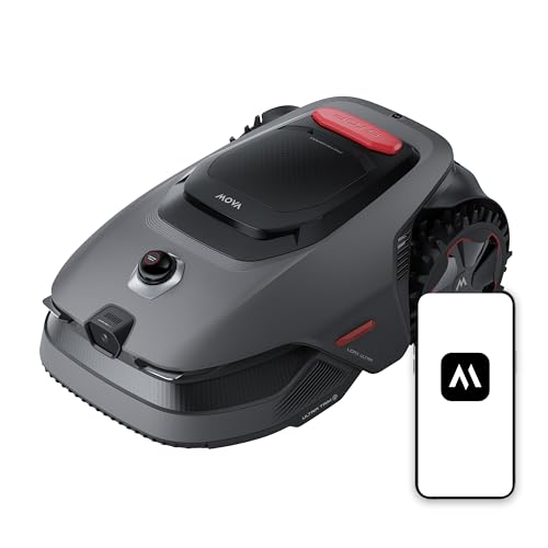MOVA LiDAX Ultra 1000 Robot Lawn Mower with Blade Kit, Wire-Free for 1/4 Acre, RTK-Free+360° 3D LiDAR+AI Vision Mapping, Zero-Edge Cutting, Cut Height 1.2"-3.9", 45% Slope, 150 Managed Zones Dual Maps