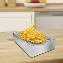 Acivirdde French Fries Dump Station Oil Filters Tray Fried Food Oil Filtering Removable Potato Chips Container Fryer Basket for Kitchen