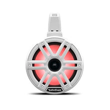 Rockford Fosgate M2WL-8H 8" 2-Way Marine Wake Tower Speakers with Multicolor LED Lights White (Pair)