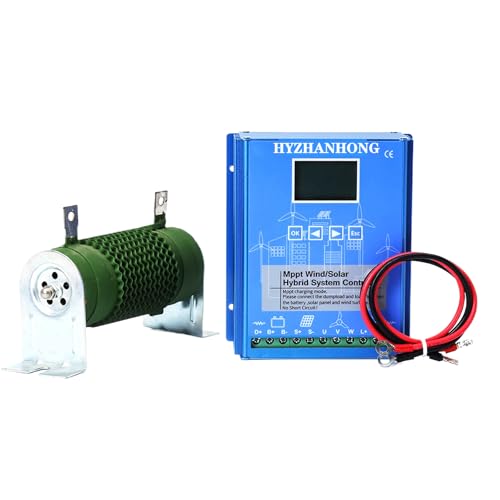 HYZHANHONG 10000W Wind Solar Hybrid Charge Controller with Unloading Resistor, Automatic Wind and Solar Boost Charge Equipment, for Power Plants, Street Lamp,24v