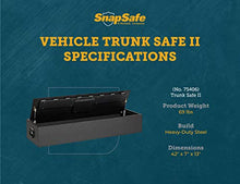SnapSafe Trunk Safe II Vehicle Gun Safe Black