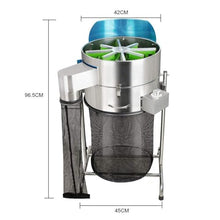 Automatic Bud Leaf Trimmer, 18 Inch Electric Twisted Spin Trimmer w/3 Blades,Speed Adjustable, Includes Mesh Bag & Hand Pruner for Flowers