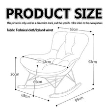 XAWSOP Modern Sofa Chair,Lounge Chair for Balcony Upholstered,Comfortable Indoor Bedroom Outdoor Camping Recliner,Ergonomic Chairs,