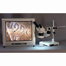 AmScope Binocular Stereo Microscope 20X/40X/80X White