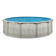 Aquarian Pools Round Steel Above Ground Swimming Pool Khaki