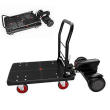 Lakenbroade Electric Push Cart, Motorized Garden & Warehouse Cart with 300KG Max Load, 800W Motor, 48V 15.6Ah Battery (32KM Range), 10° Max Slope Climbing, Foldable Design for Order Picking